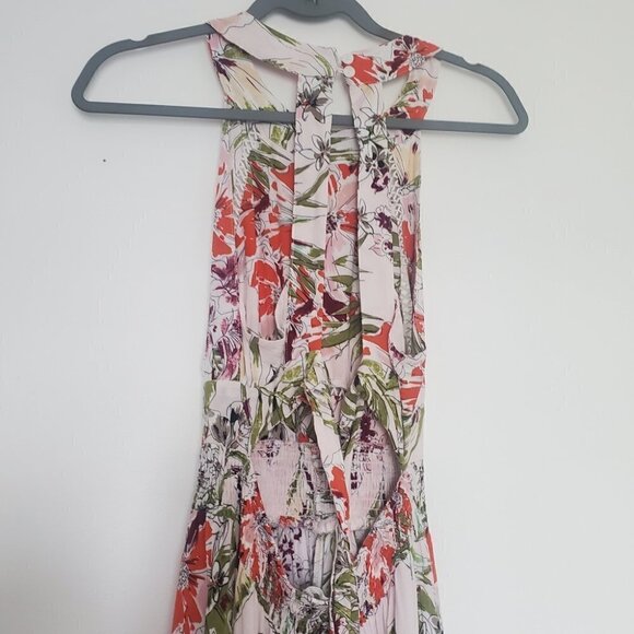 Abel the label Vienna floral halter tie back maxi dress - Picture 7 of 10